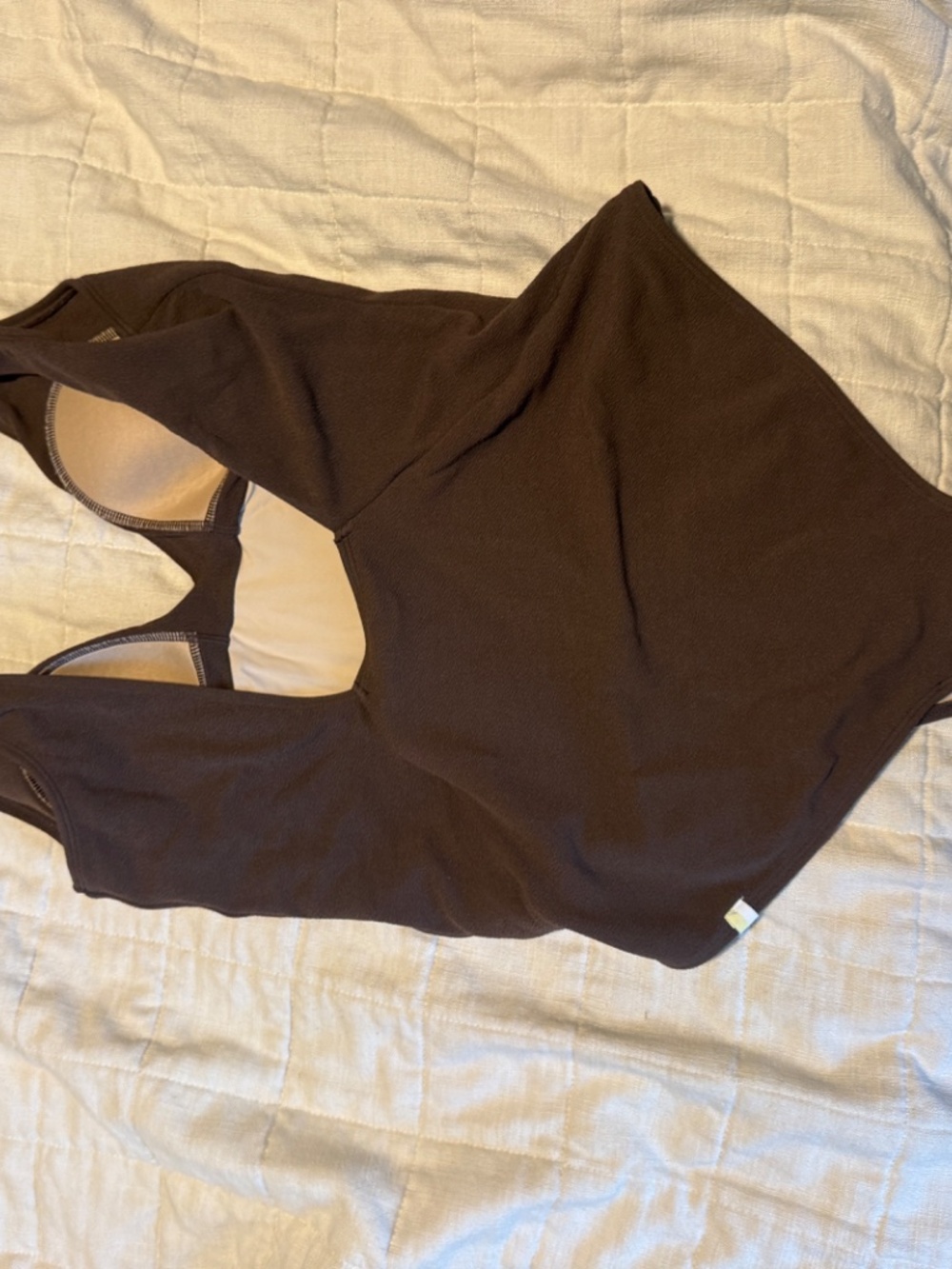 Summersalt LuxeCrinkle Backflip Swimsuit - Mocha - Picture 4 of 4